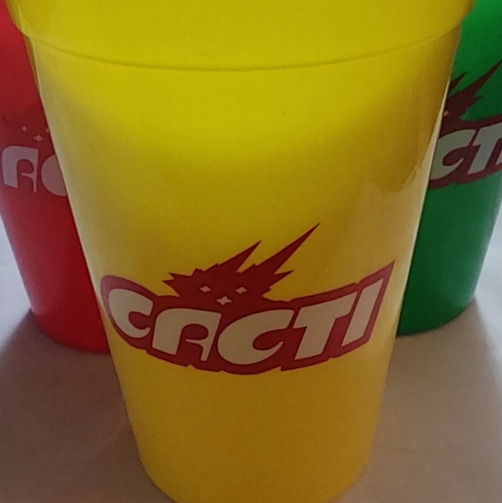 Travis Scott Cacti Cup Astroworld (set of 3) Red, Green, and Yellow Never Used - Picture 3 of 8